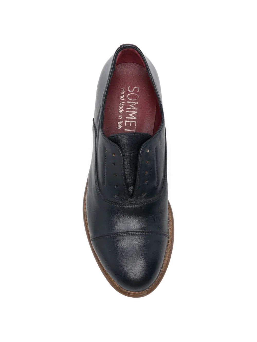 Zapato Oxford Cap Toe — Azzurro