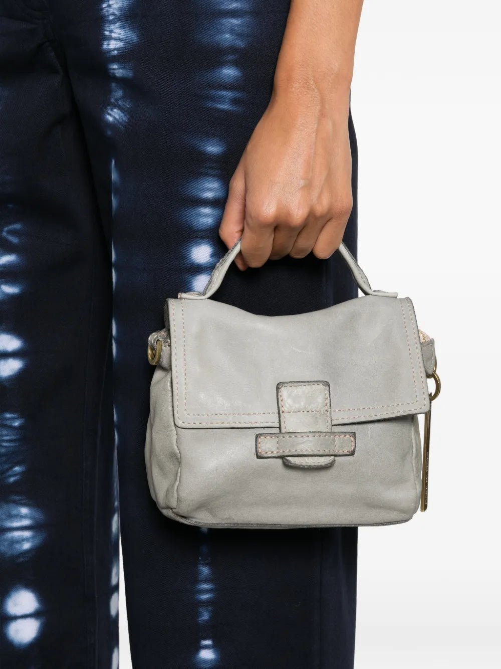 MARIA S — Bolso de Mano Pequeño, Light Grey