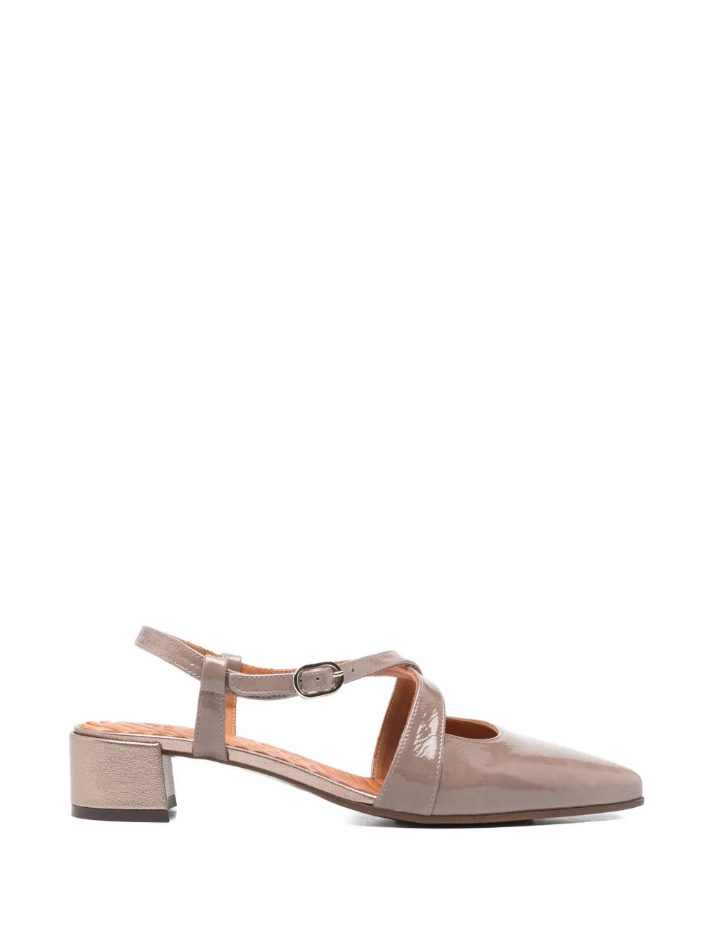 Sandalia Tacón Bajo Gris - Acero