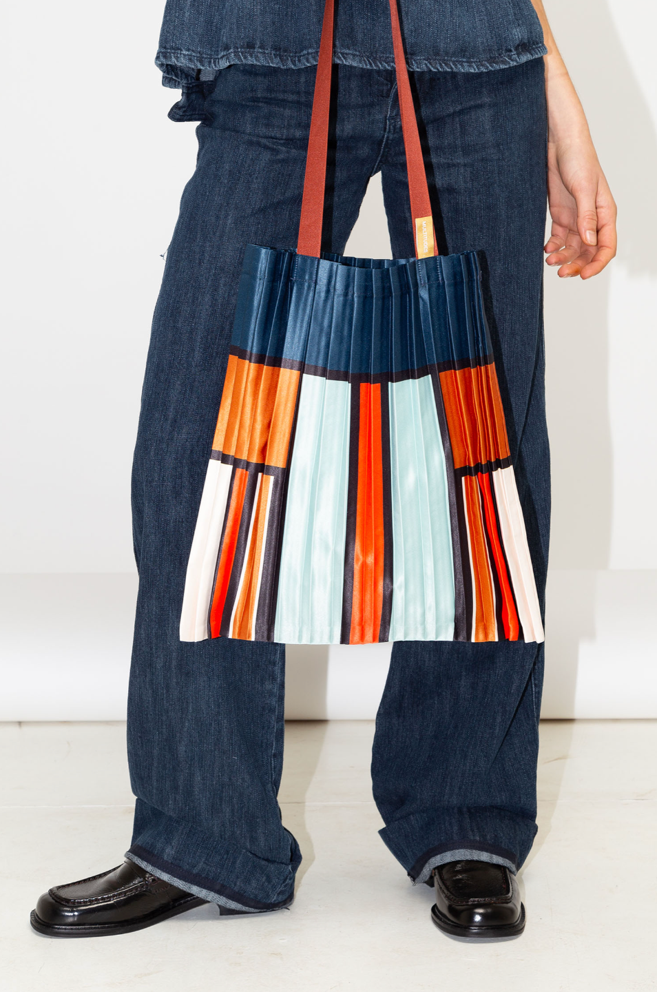 Tote Bag — CHIA, Petrol & Orange