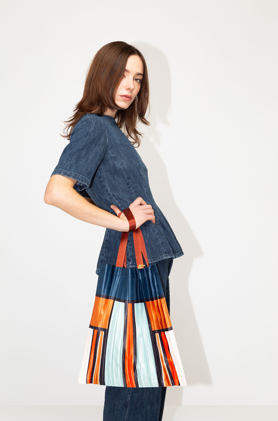 Tote Bag — CHIA, Petrol & Orange