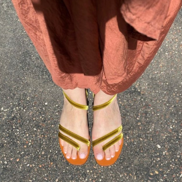 Pietrasanta Senape sandal