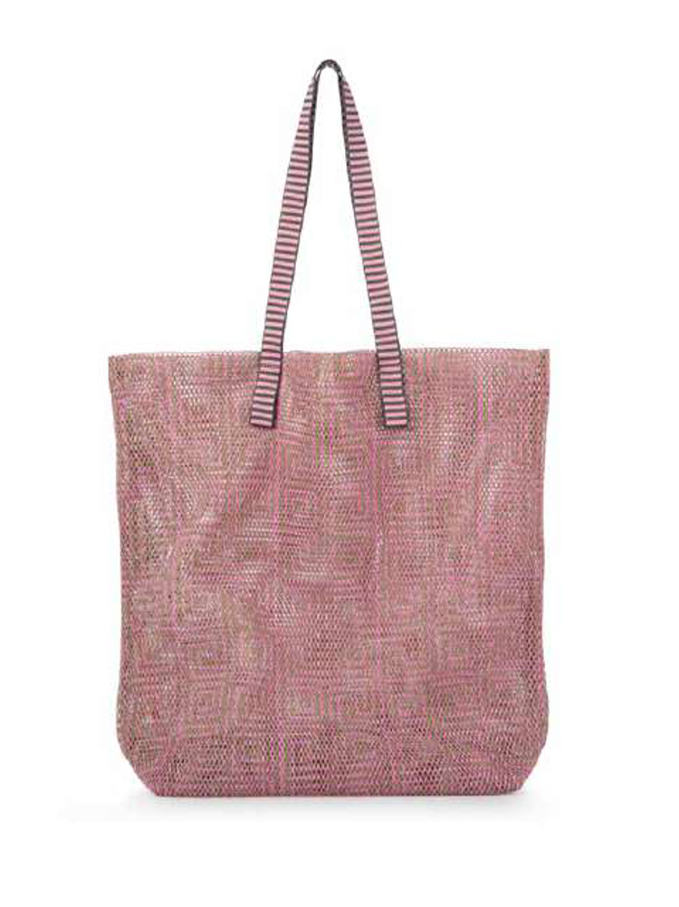Bolso tote grande de malla Épice Paris color Orchid Smoke — vista frontal
