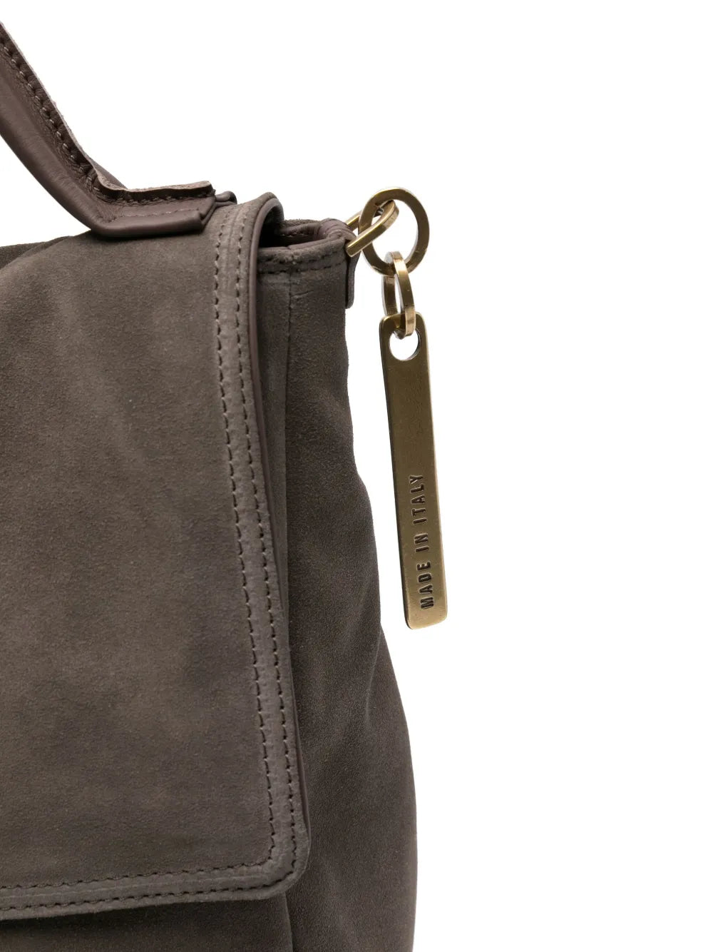 Handmade Italian Shoulder Bag XL Maria in brown leather Caterina Lucchi