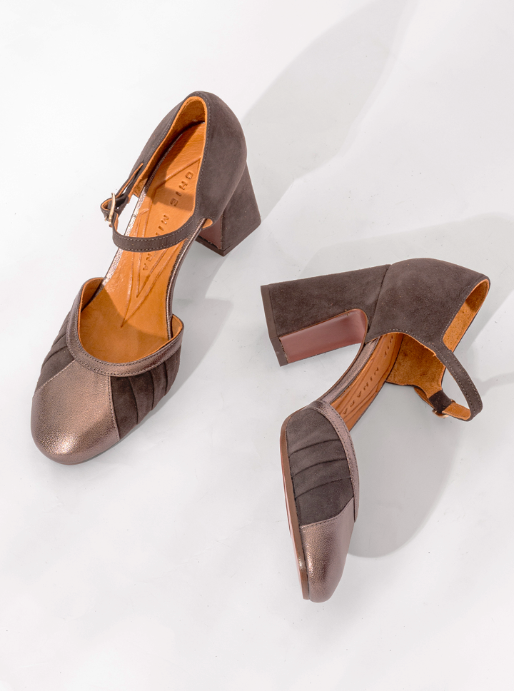 Zapato Tacón Granito-Iron