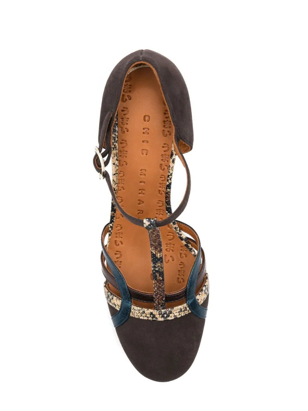 Chie Mihara Mizan designer comfort shoes, premium leather insole and soft suede upper, sustainable craftsmanship footwear made in Spain