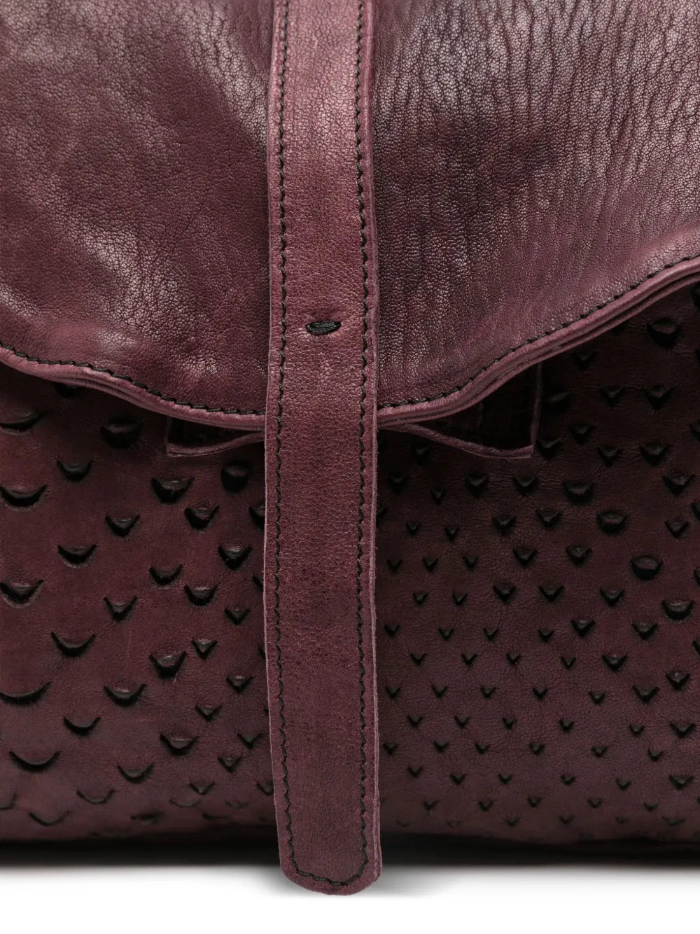 Luxury leather bag by Mialuis in Granata, versatile design to wear on the shoulder or crossbody, Made in Italy.