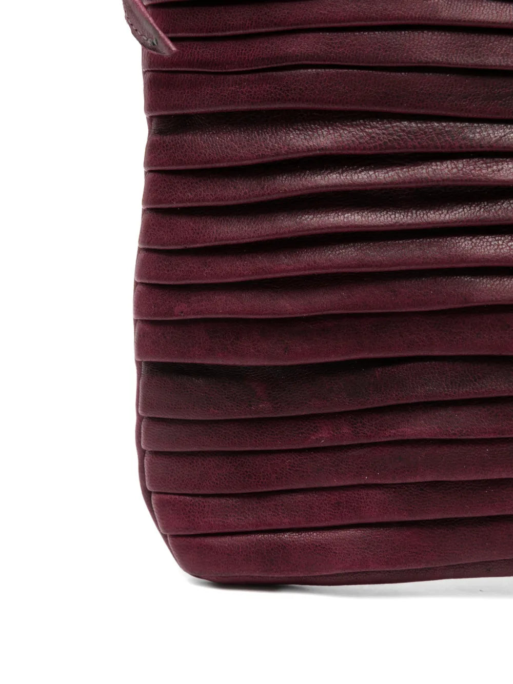 Sommet Country Row crossbody bag in Barolo burgundy vegetable-tanned leather with adjustable strap, handmade in Italy — suitable for day and night.