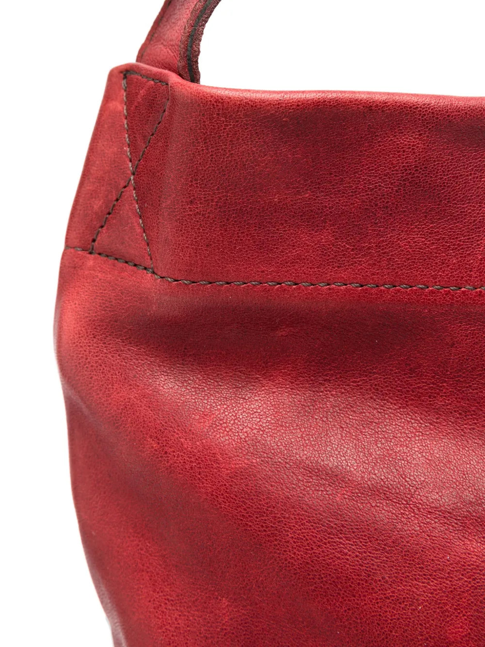 Sommet LIDIA buganvilla leather hobo bag handmade in Italy with adjustable strap and natural vegetable tanning