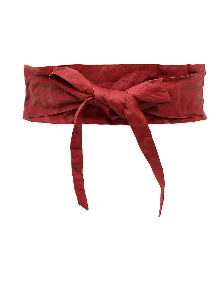 Sommet Lomme belt buganville leather vegetable tanned handmade waist accessory