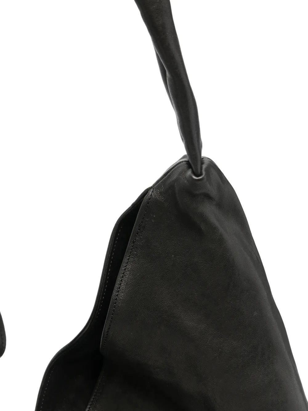 Sommet Mimi black leather large shopper bag handmade in Italy, ideal for work and everyday use