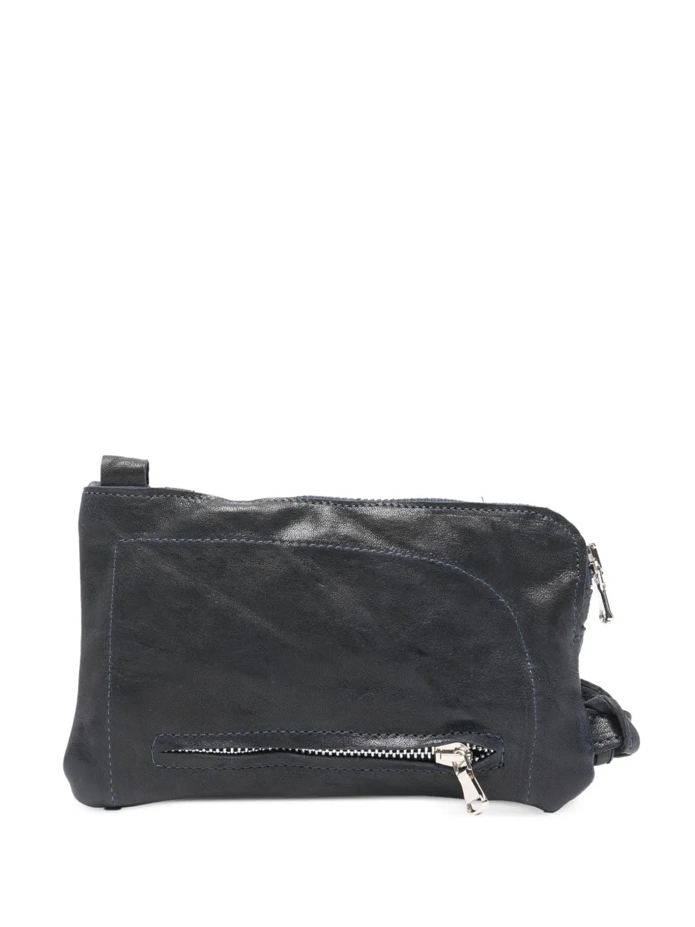 Sommet Neck oceano leather phone holder wallet for mobile, handmade in Italy