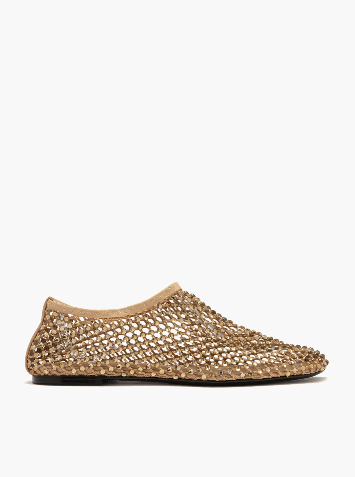 Strategia Bijoux strass ballet flat Sahara – front view