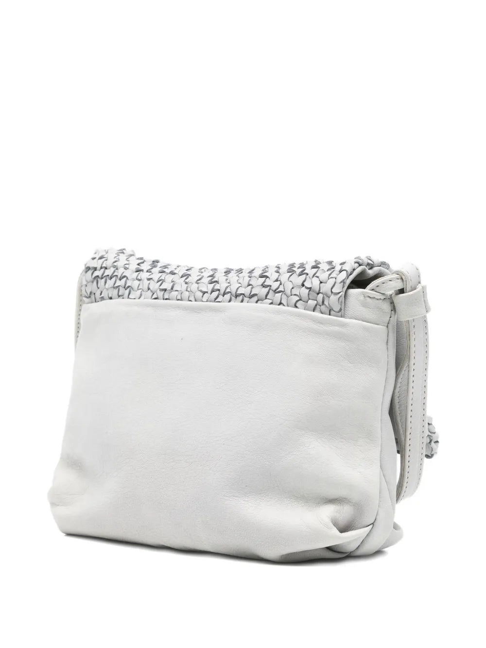 Handmade Italian lilac leather bag with interior pockets by Reptile’s House