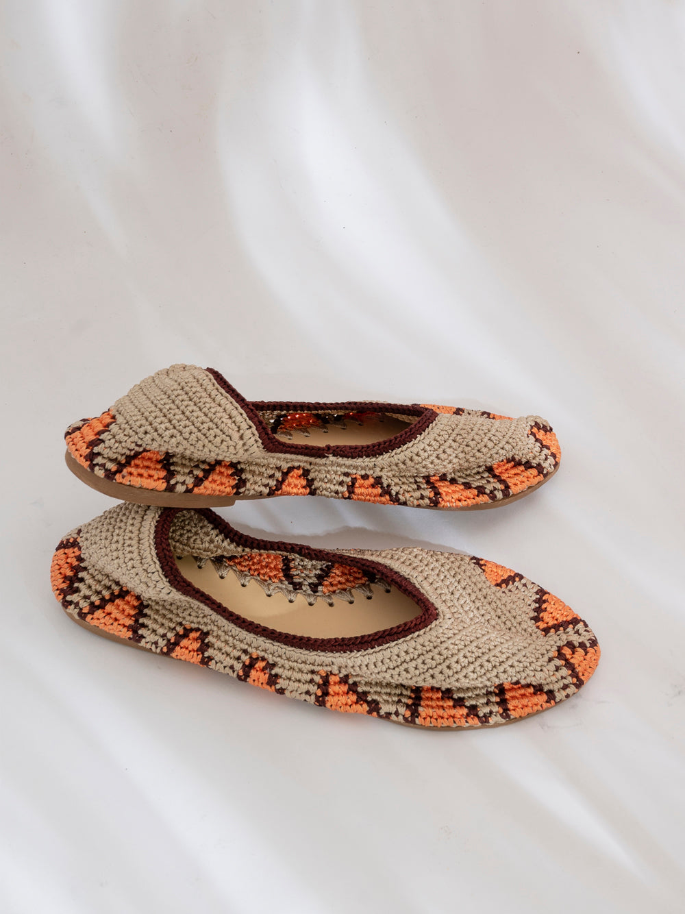 Crochet Ballerinas Terracota_Sun