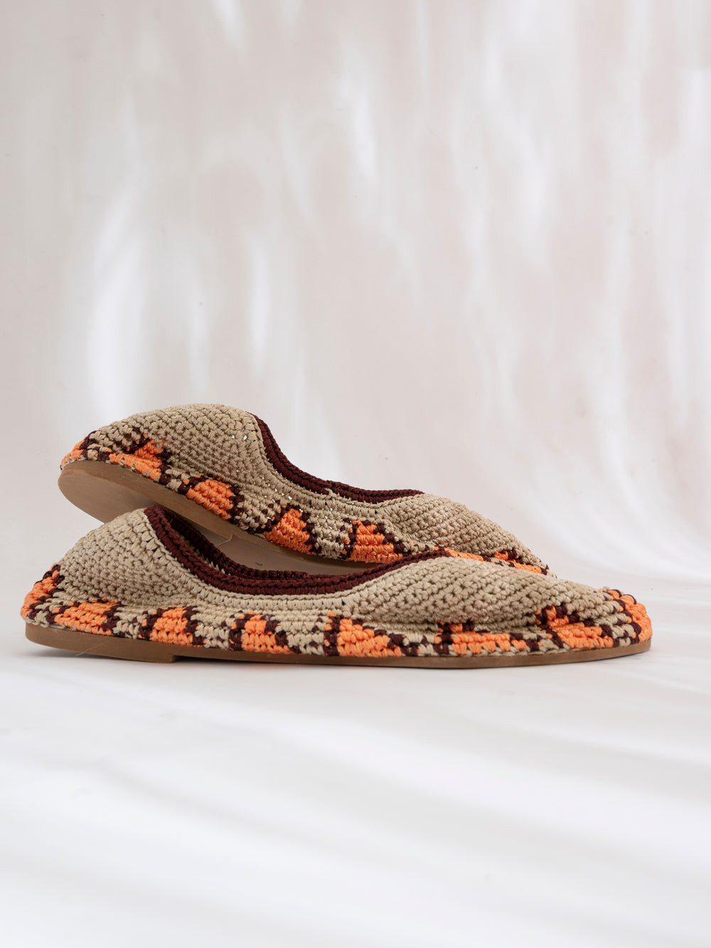 Crochet Ballerinas Terracota_Sun