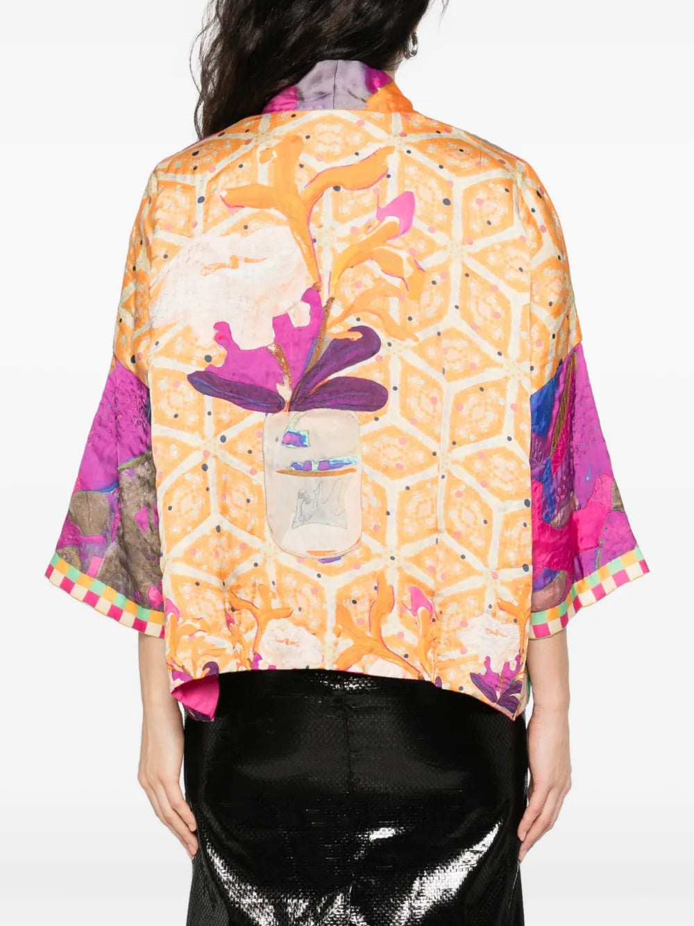 Kimono Bordado Multicolor