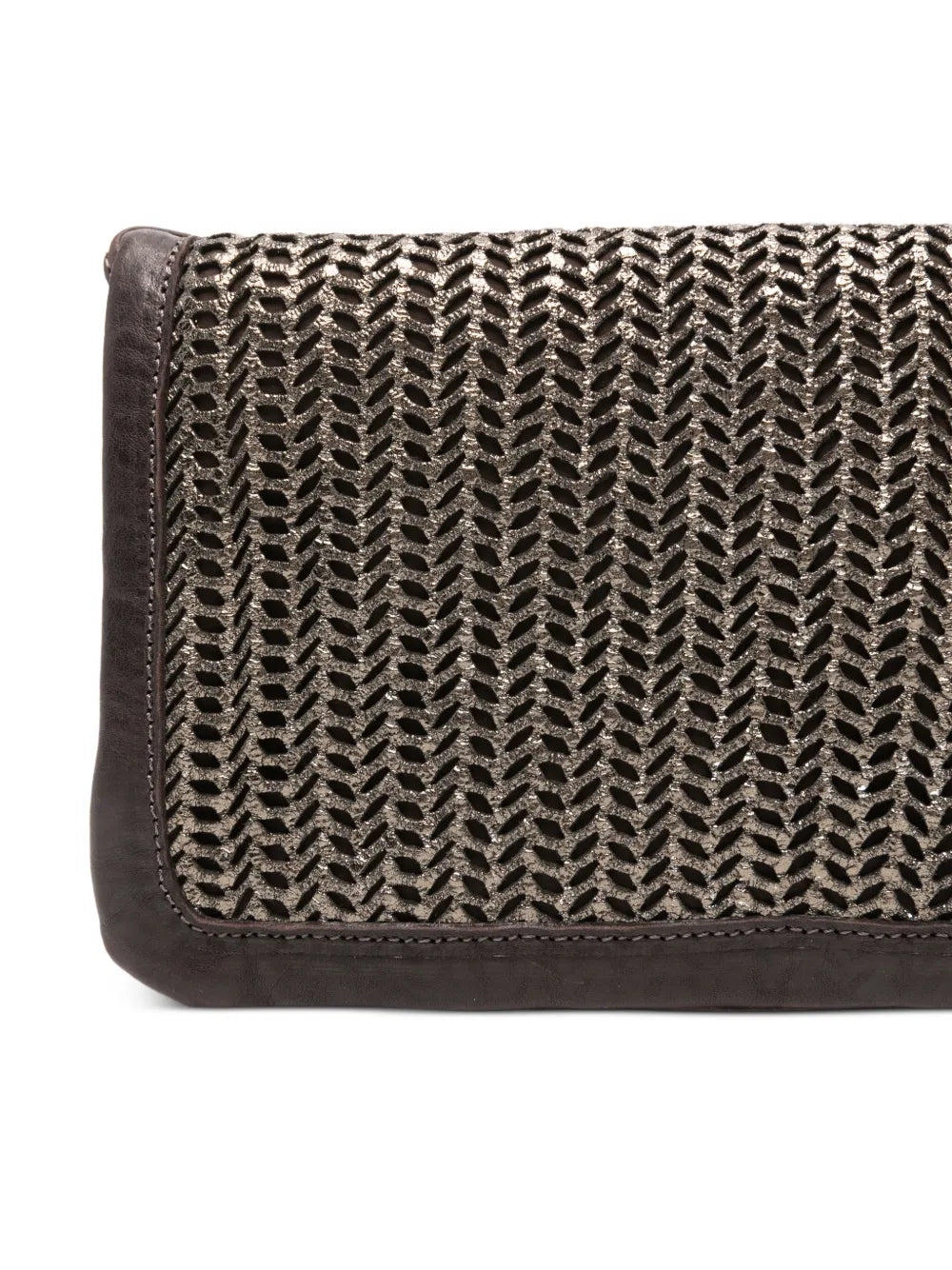 LASER BELLOWS — Clutch, Coffee & Bronze