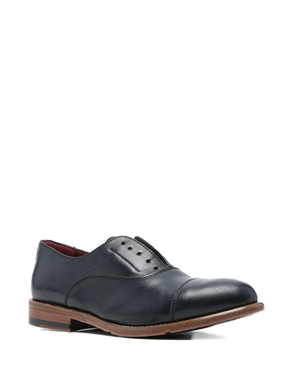 Zapato Oxford Cap Toe — Azzurro
