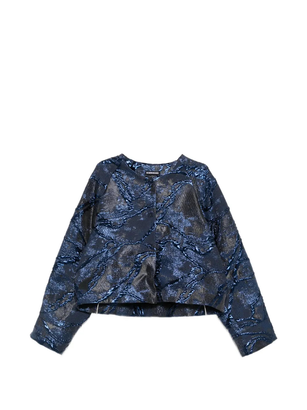 Chaqueta Jacquard Metalizada — Blue Moon