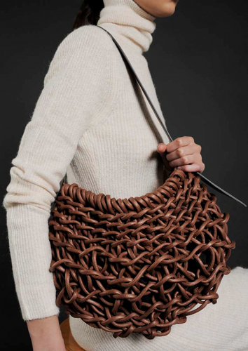 Bolso TIRSA Chocolate Asa Piel