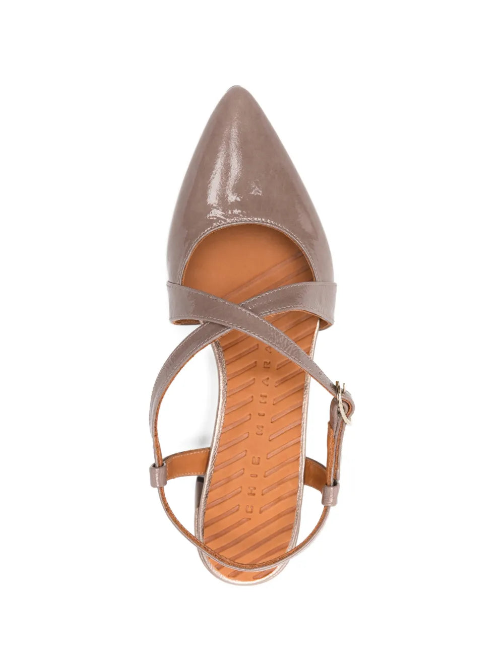 Sandalia Tacón Bajo Gris - Acero