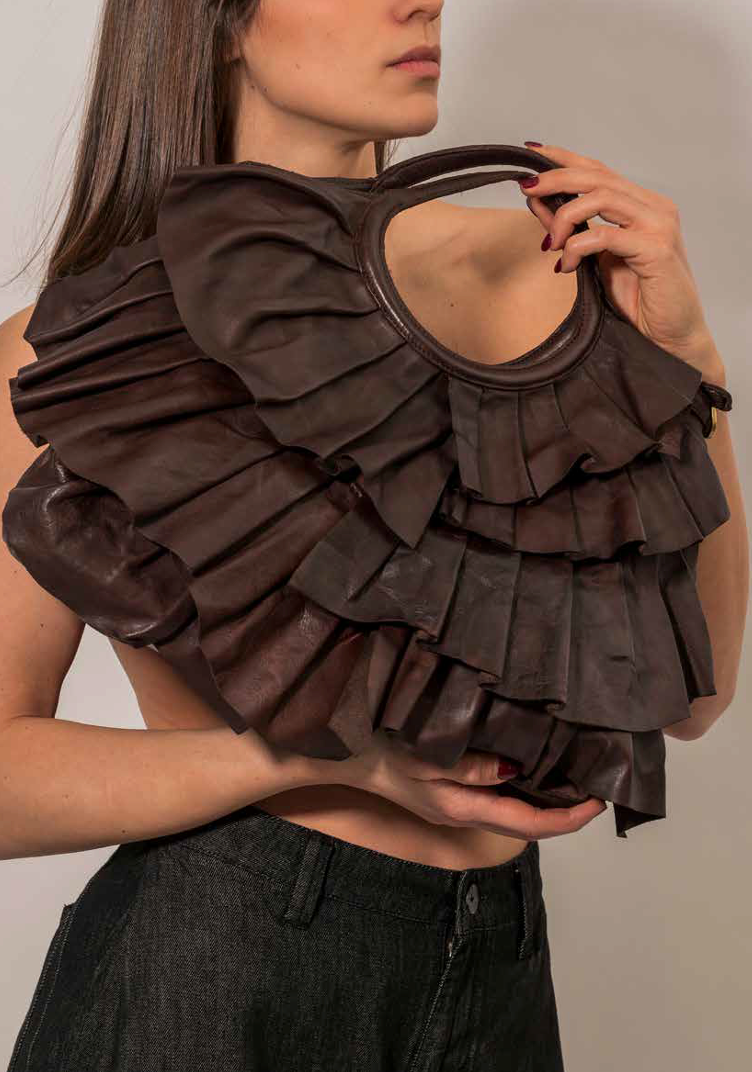 CAMILLA L — Bolso Grande de Mano Testa Moro