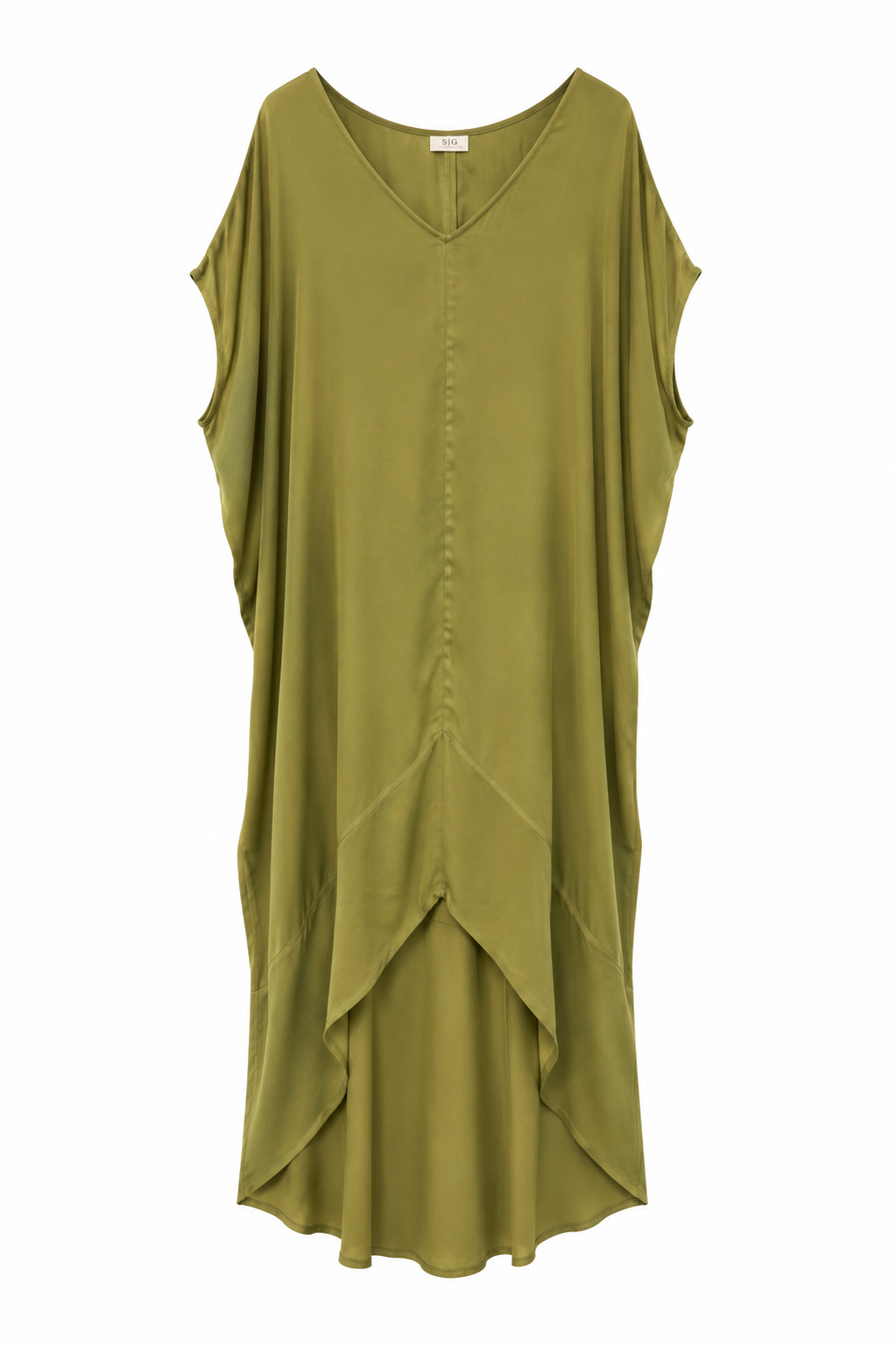 Vestido Kaftán Seda — Oliva