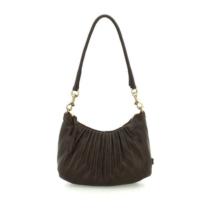 Caterina Lucchi Noto IVA crossbody bag in garment-dyed moro calfskin