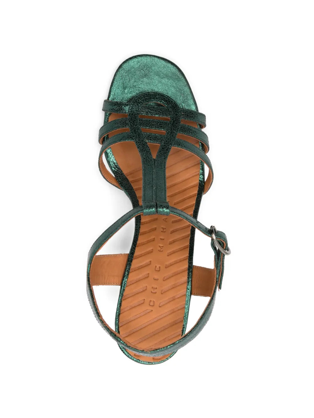 Chie Mihara Babai green T strap sandal