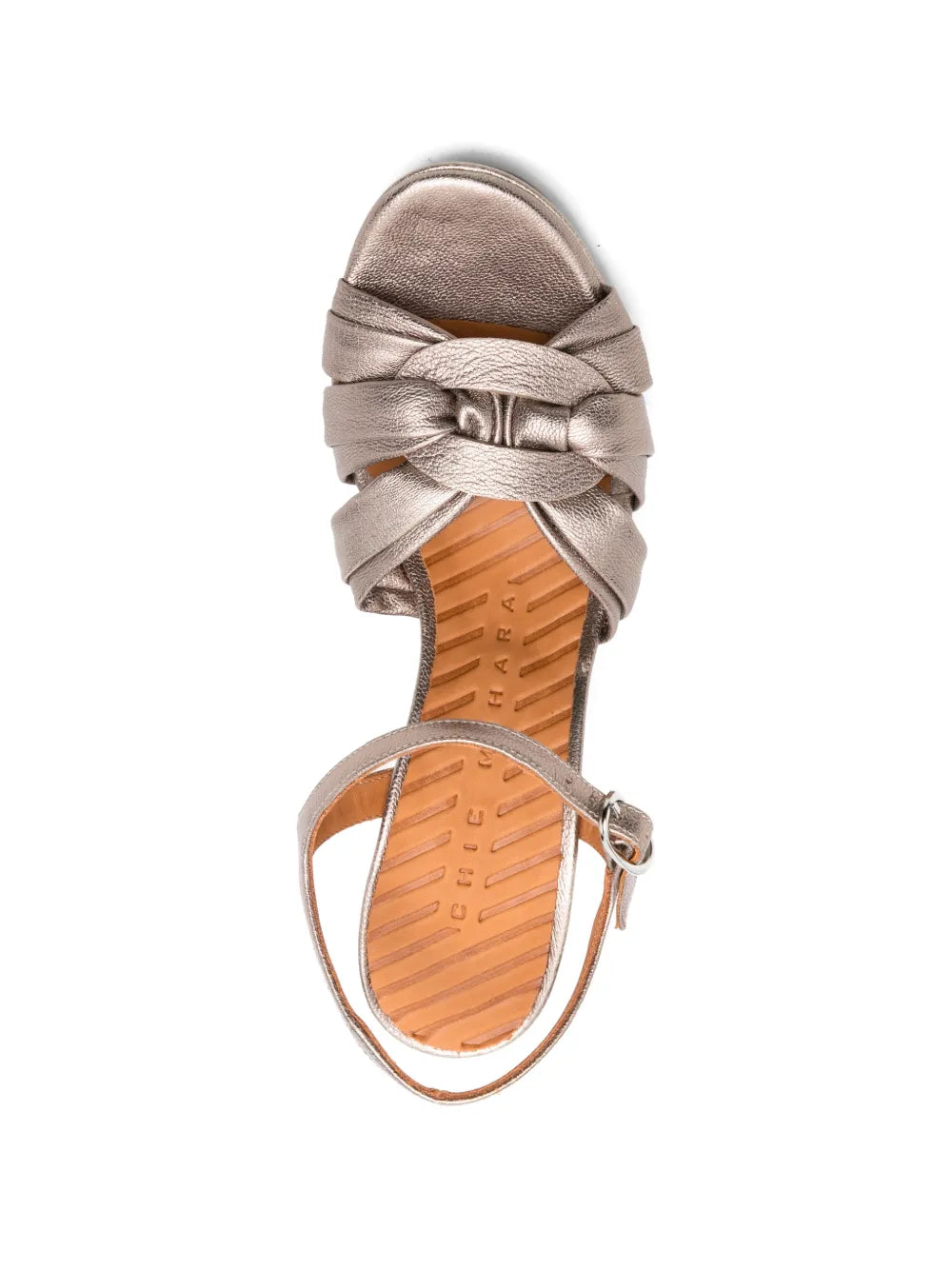 Chie Mihara Cabeit iron metallic leather platform sandal