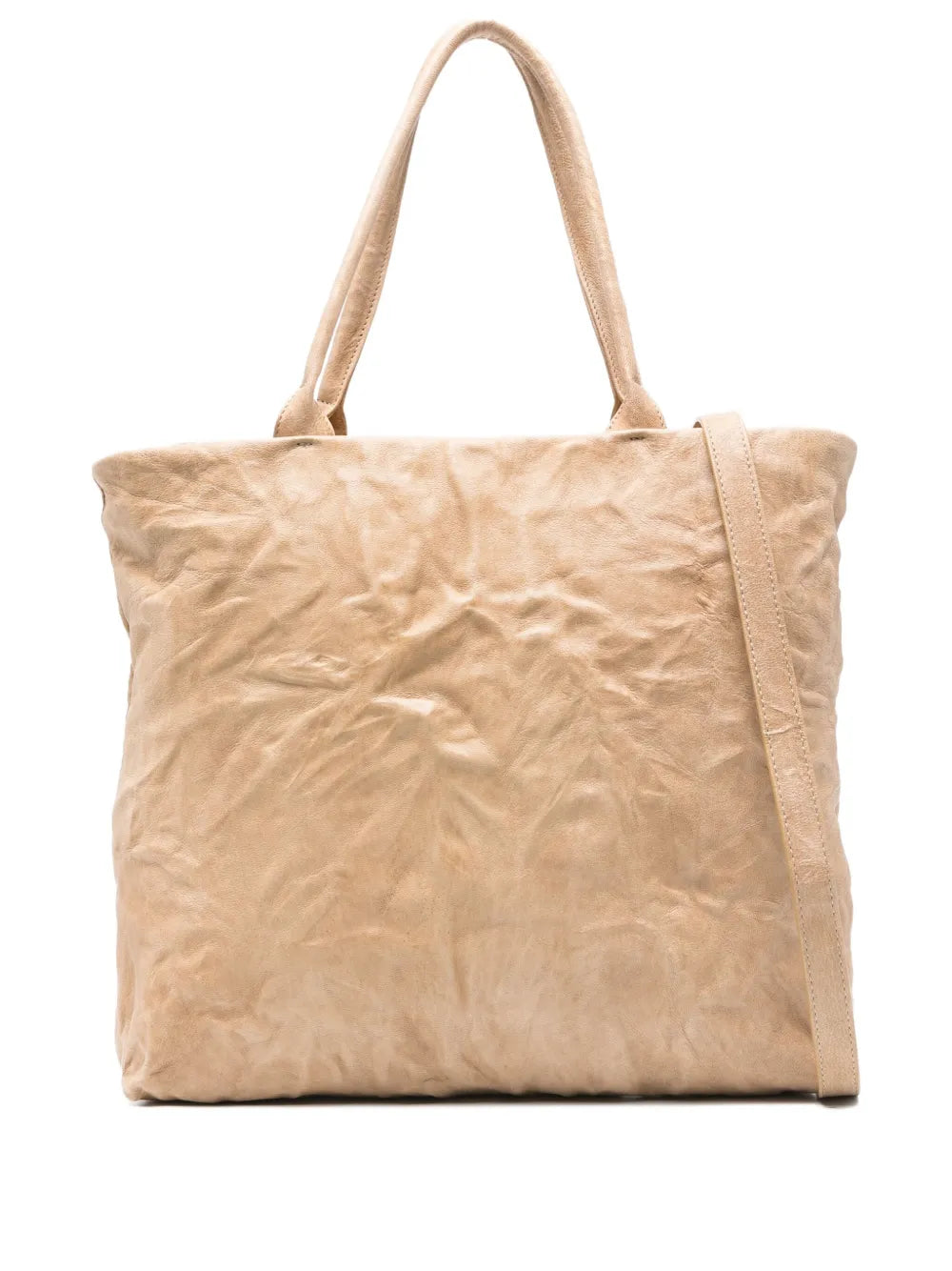 Handmade Italian wrinkled leather bag with interior pockets Reptile’s House