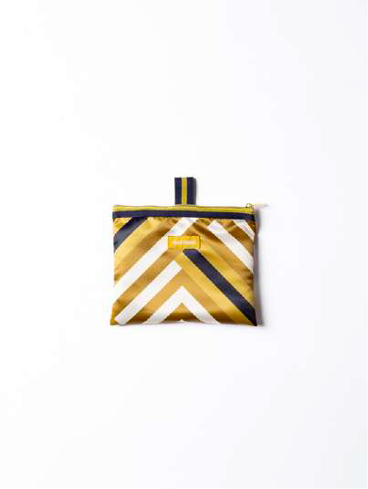 Multitudes Grace bag with pouch in multicolor geometric design
