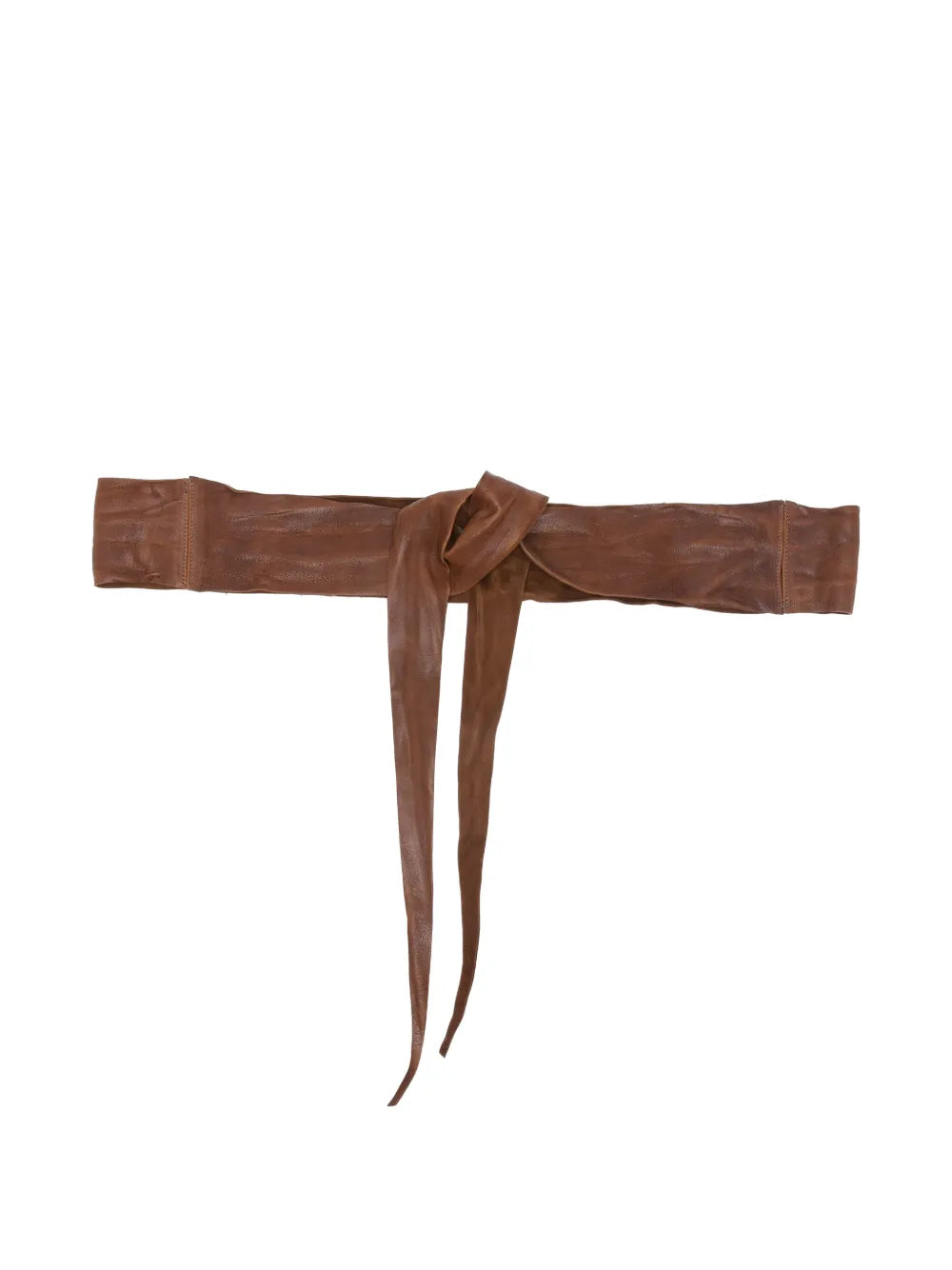 Sommet Lomme belt cacao brown vegetable tanned leather handcrafted waist accessory