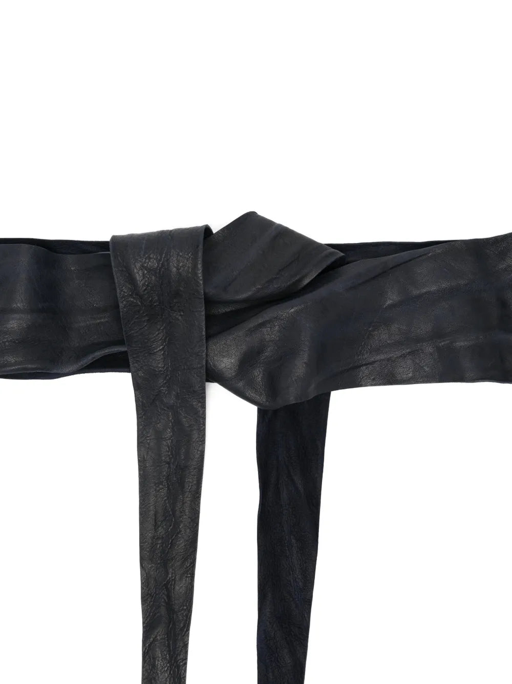 Sommet Lomme navy leather belt vegetable tanned handcrafted accessory