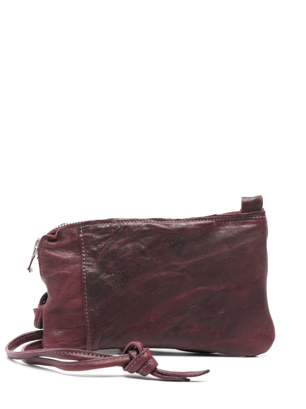 Sommet Neck barolo leather phone holder wallet for mobile, handmade in Italy