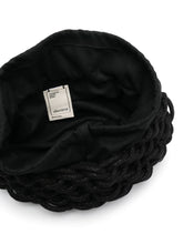 Cargar imagen en el visor de la galería, Bolso ANNE Black Cotton&amp;Lurex