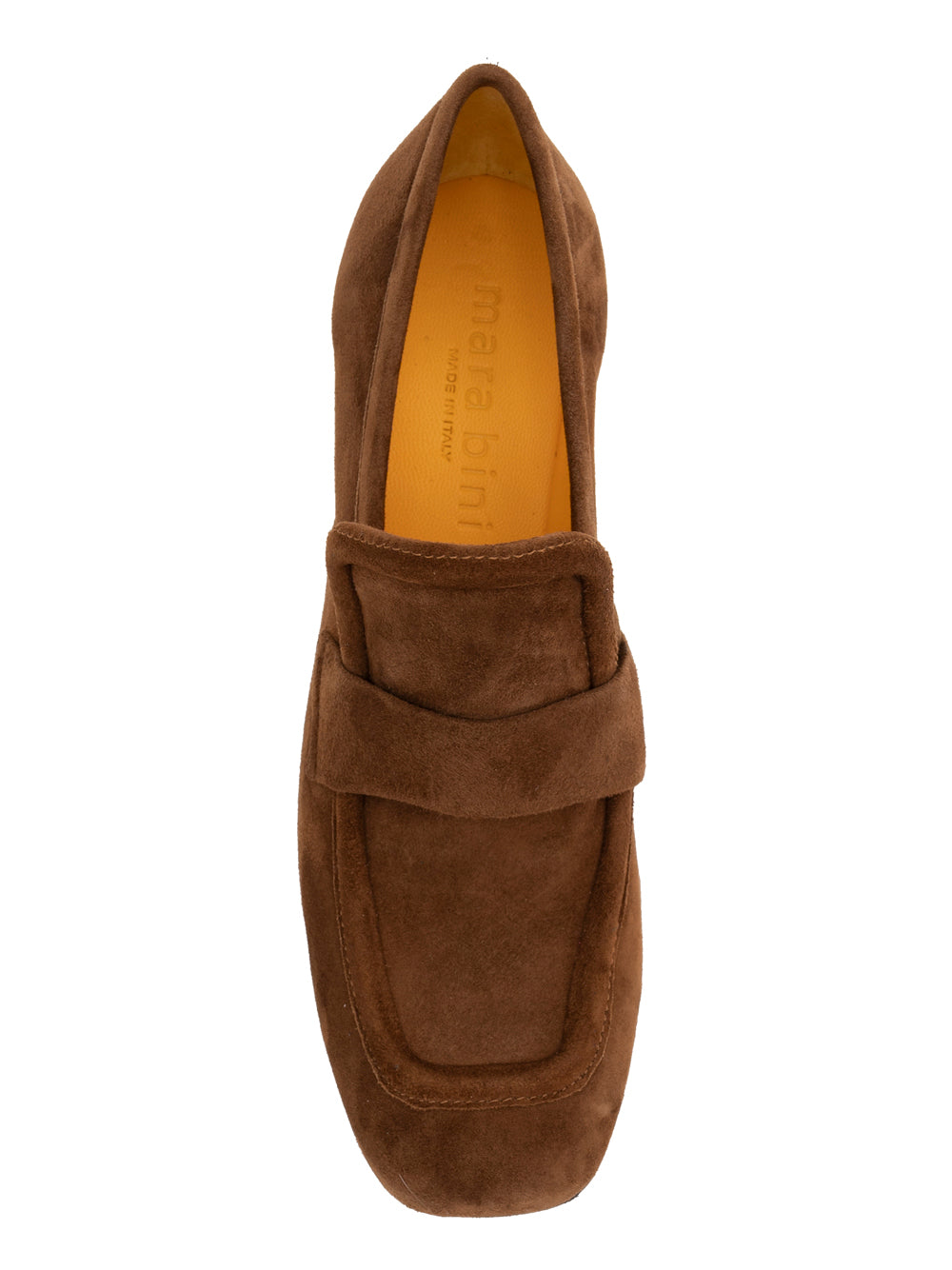 Mocasín en antes camel con tacón cuadrado ancho de 6 cm. La suela es de goma y flexible lo que lo hacen muy cómodo para el día a día.  Exterior_ Piel De Becerro 100% Suela_ Goma 50% Cuero 50% Forro_ Piel De Becerro 100%  Fabricado en Italia  Modelo_ Perla-R261- Mara Bini  Color_Acero